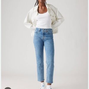 Levi's Black Wedgie Straight Jeans